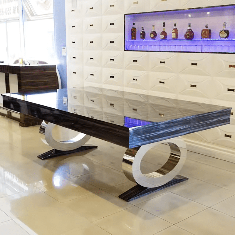 White Billiards Daphne Modern Slate Pool Table
