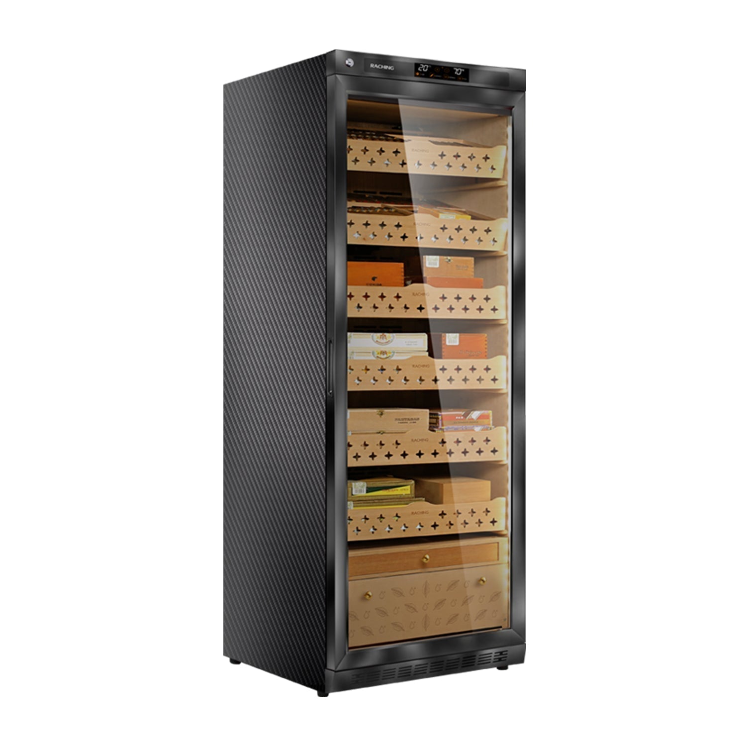 Raching MON2800A – Electric Climate Control Cabinet Humidor (1200–1500 Cigars)