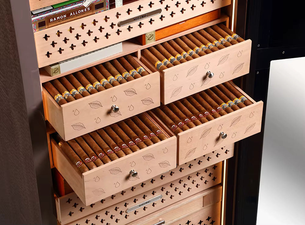 Raching Reserva RR980 – Electric Climate Control Cabinet Humidor (3000–4000 Cigars)