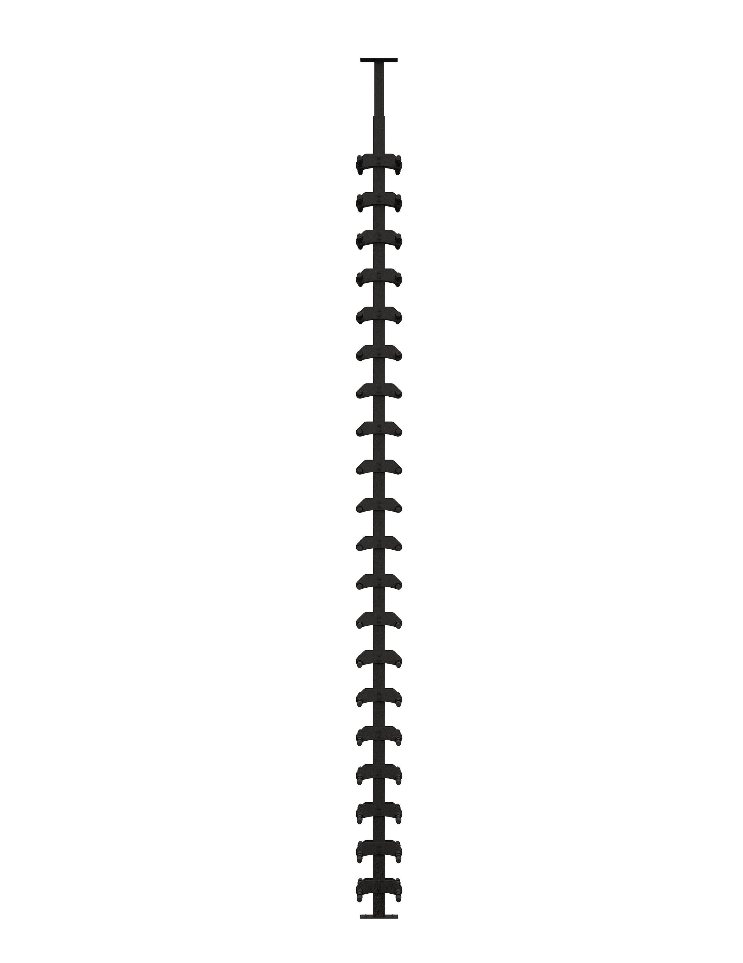 Ultra Wine Racks & Cellars HZ Minimalist Series 2-Sided Wine Rack Display (40 Bottles)