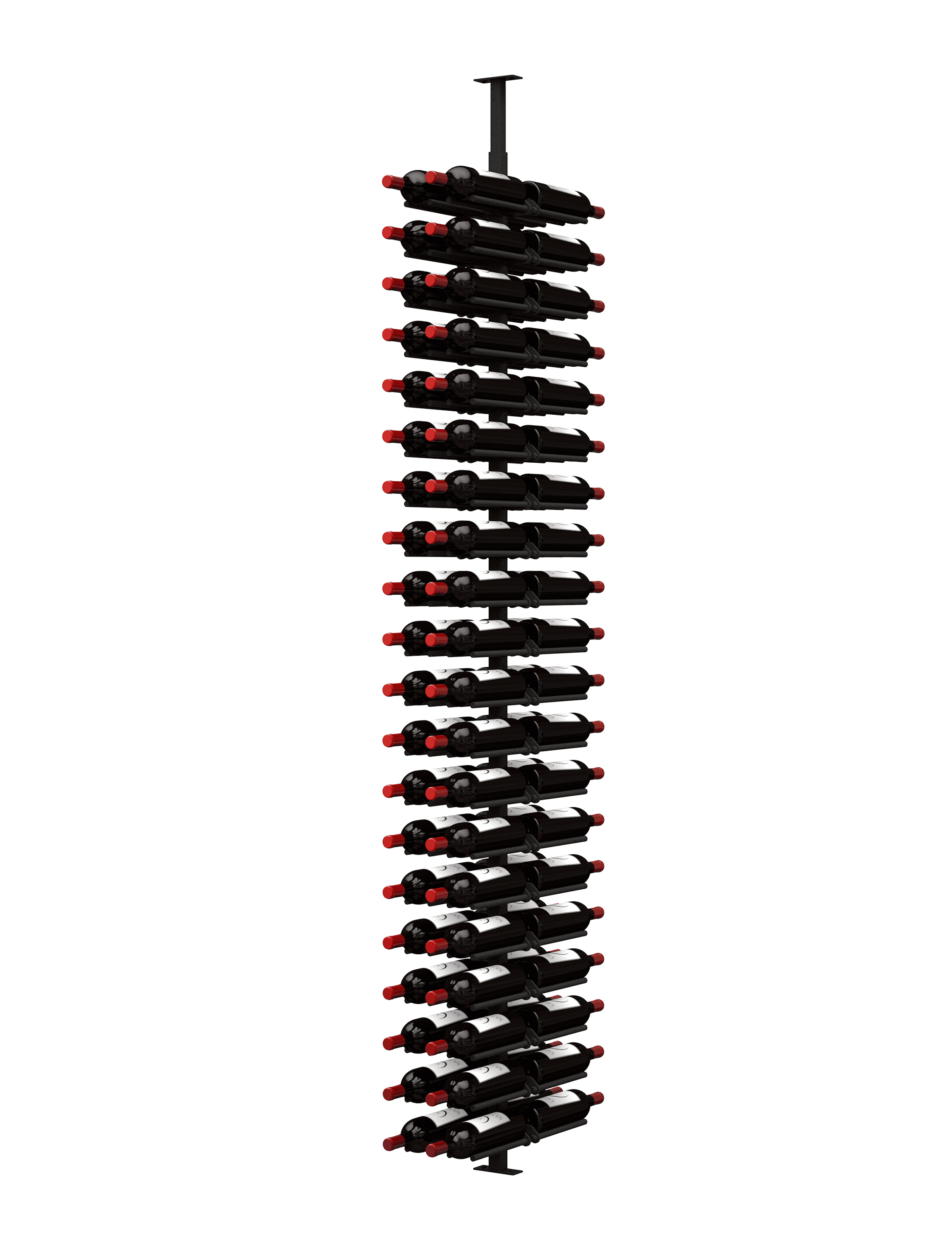 Ultra Wine Racks & Cellars ST Minimalist Series 2-Sided Wine Rack Display (80 Bottles)