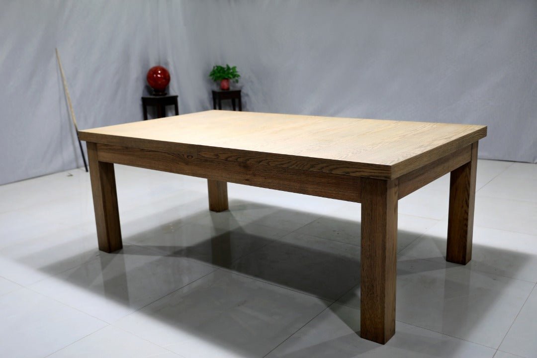 White Billiards Alpha Modern Slate Dining Top Pool Table