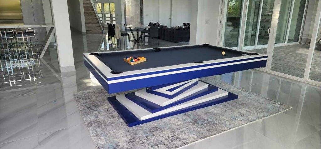 White Billiards Neavio Modern Slate Pool Table