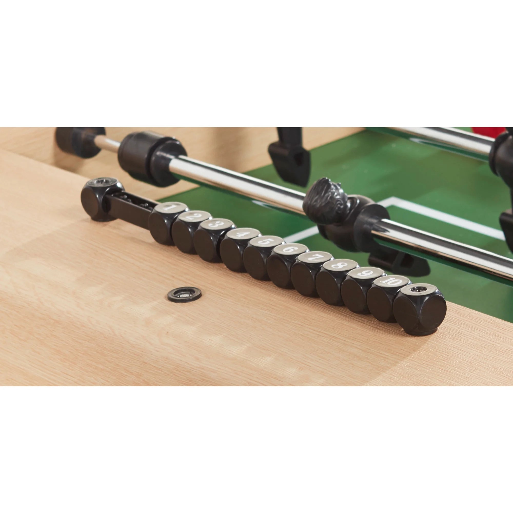 Milan European Foosball Table, Light Maple