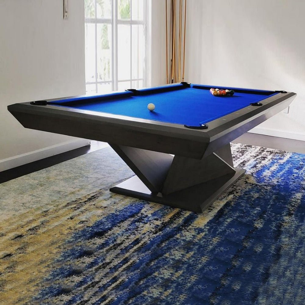 White Billiards Kyoto Modern Slate Pool Table - Black