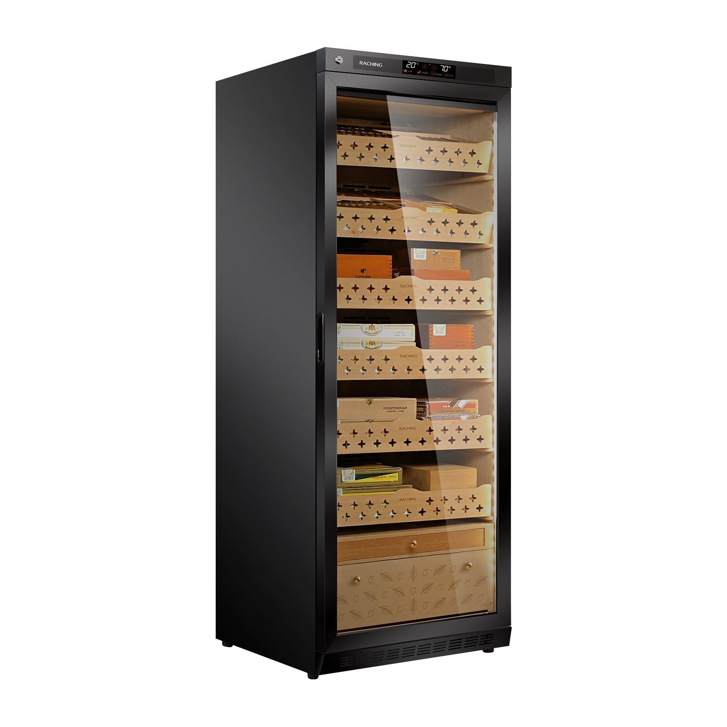 Raching MON2800A – Electric Climate Control Cabinet Humidor (1200–1500 Cigars)