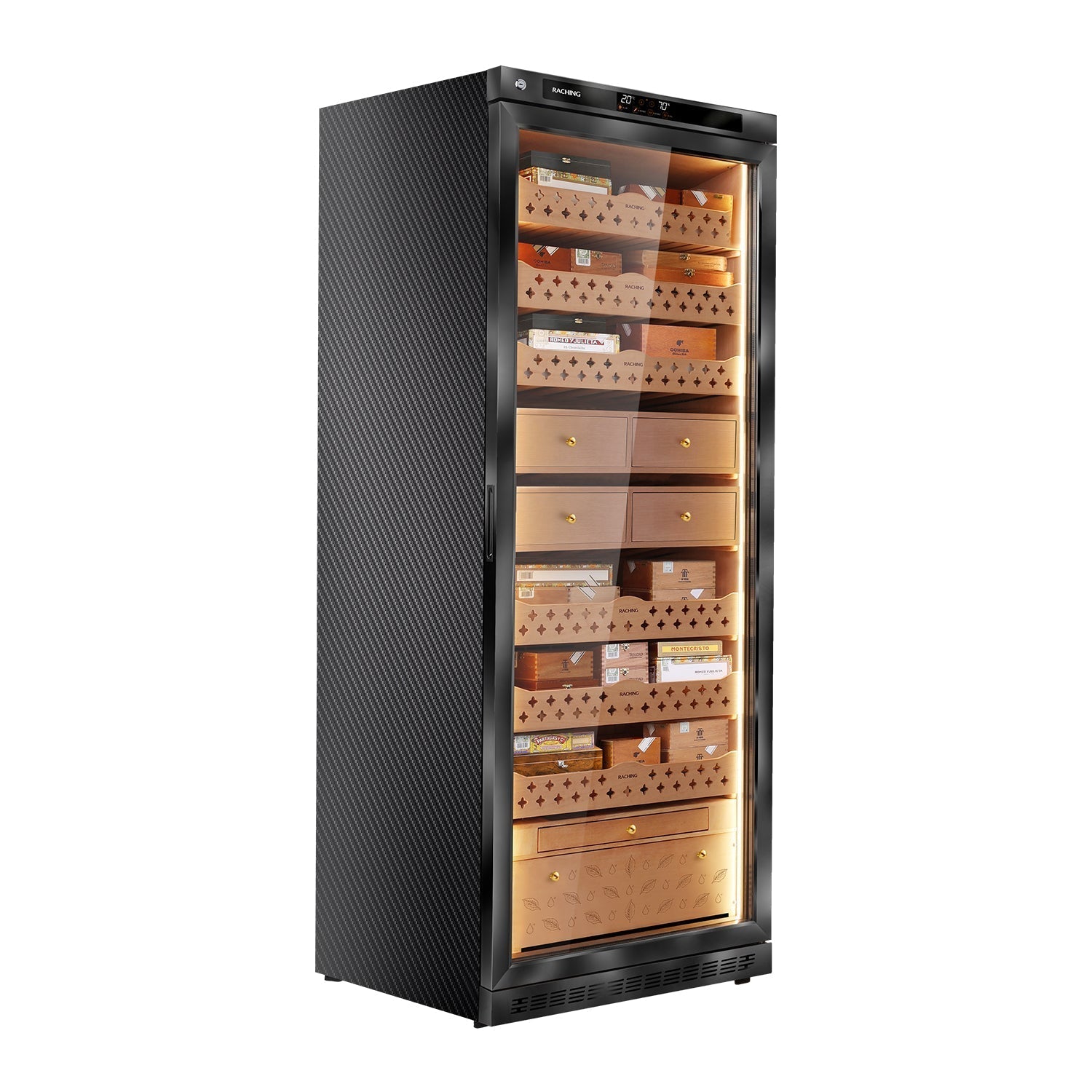 Raching MON5800A – Electric Climate Control Cabinet Humidor (3000–4000 Cigars)