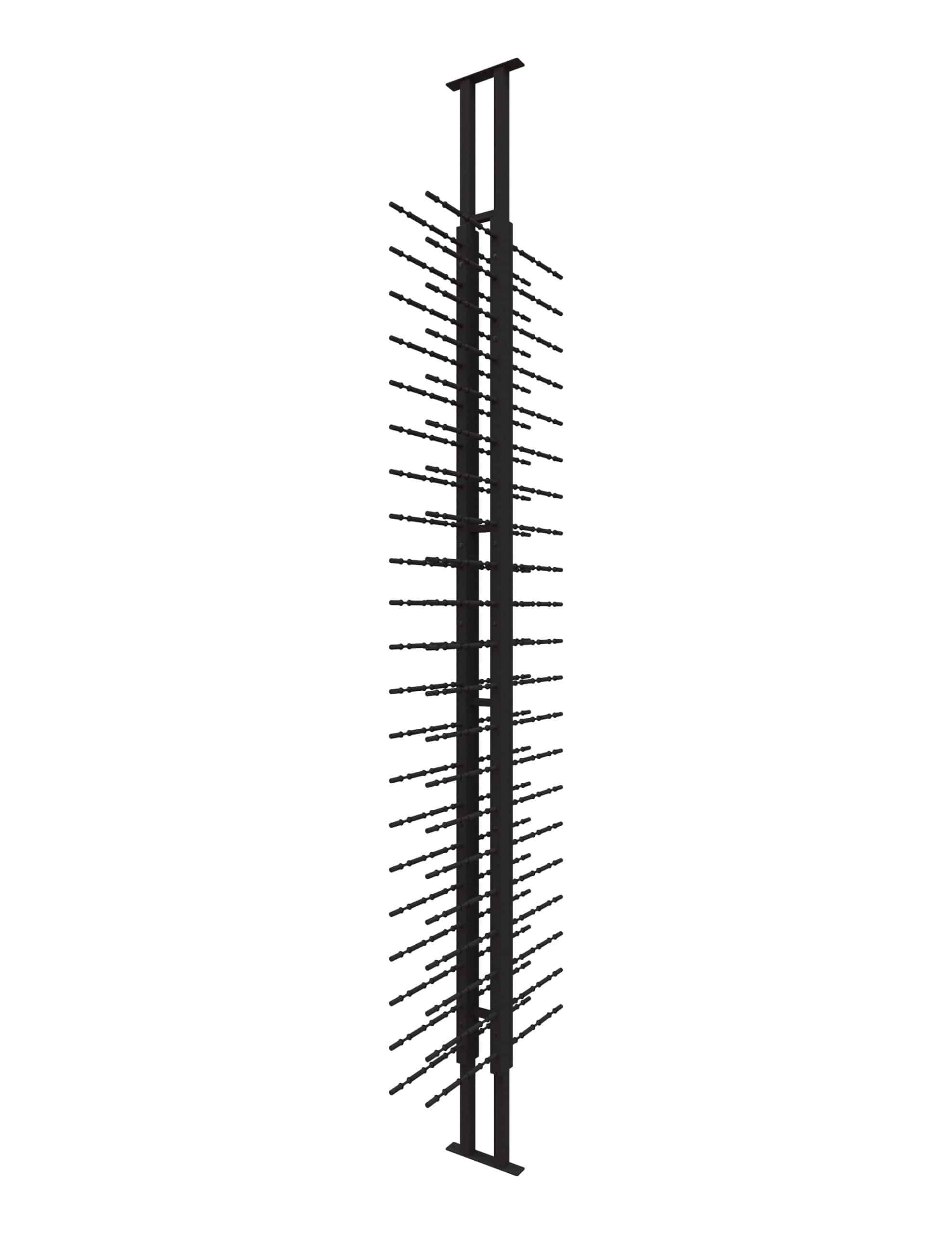 Ultra Wine Racks & Cellars Floor-to-Ceiling Mounted Wine Rack Display – 2-Sided (126 Bottles)