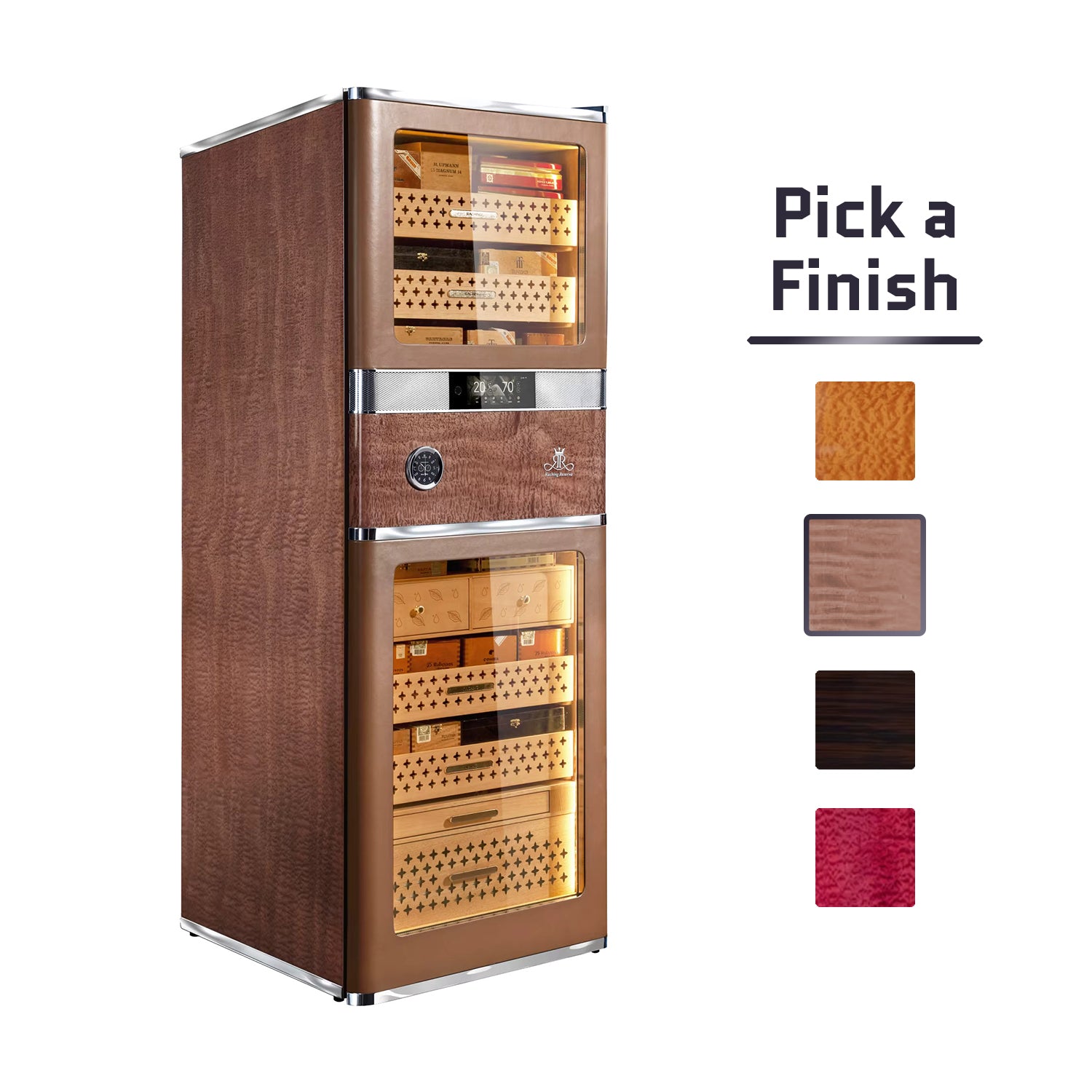 Raching Reserva RR980 – Electric Climate Control Cabinet Humidor (3000–4000 Cigars)
