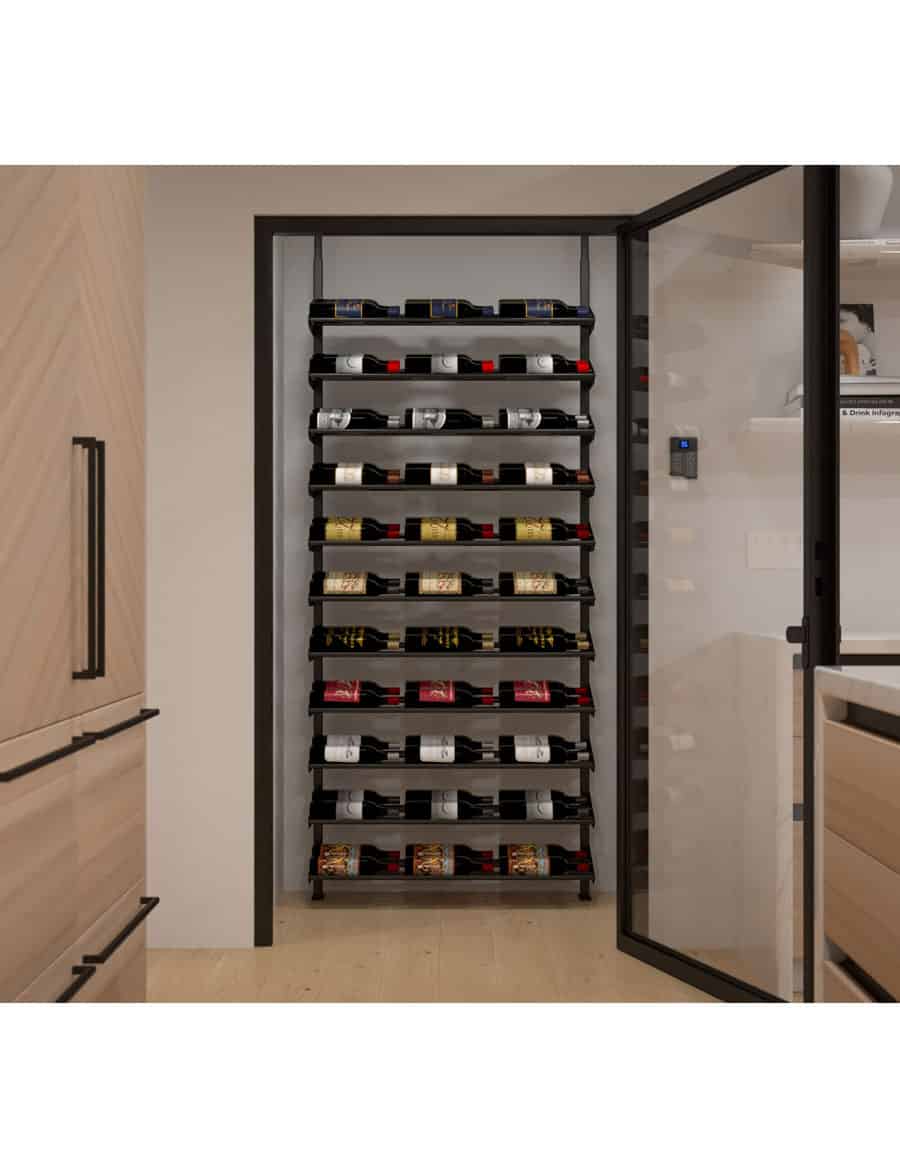 Ultra Wine Racks & Cellars Showcase Standard Cascade Kits (66–99 Bottles)