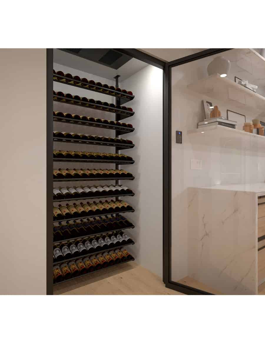 Ultra Wine Racks & Cellars Showcase Standard Display Kit (121 Bottles)