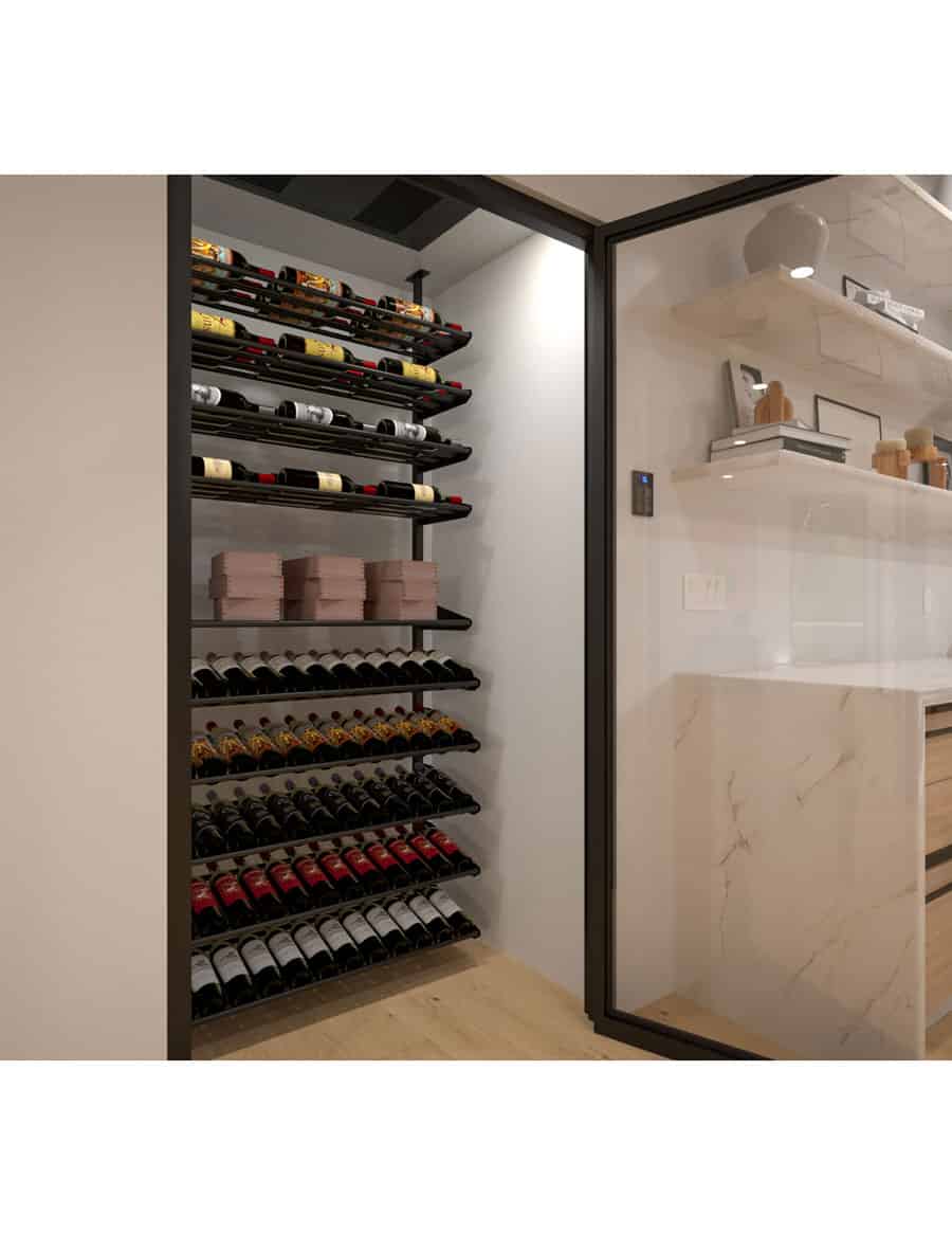Ultra Wine Racks & Cellars Showcase Featured Centerpiece Kit (90–100 Bottles)