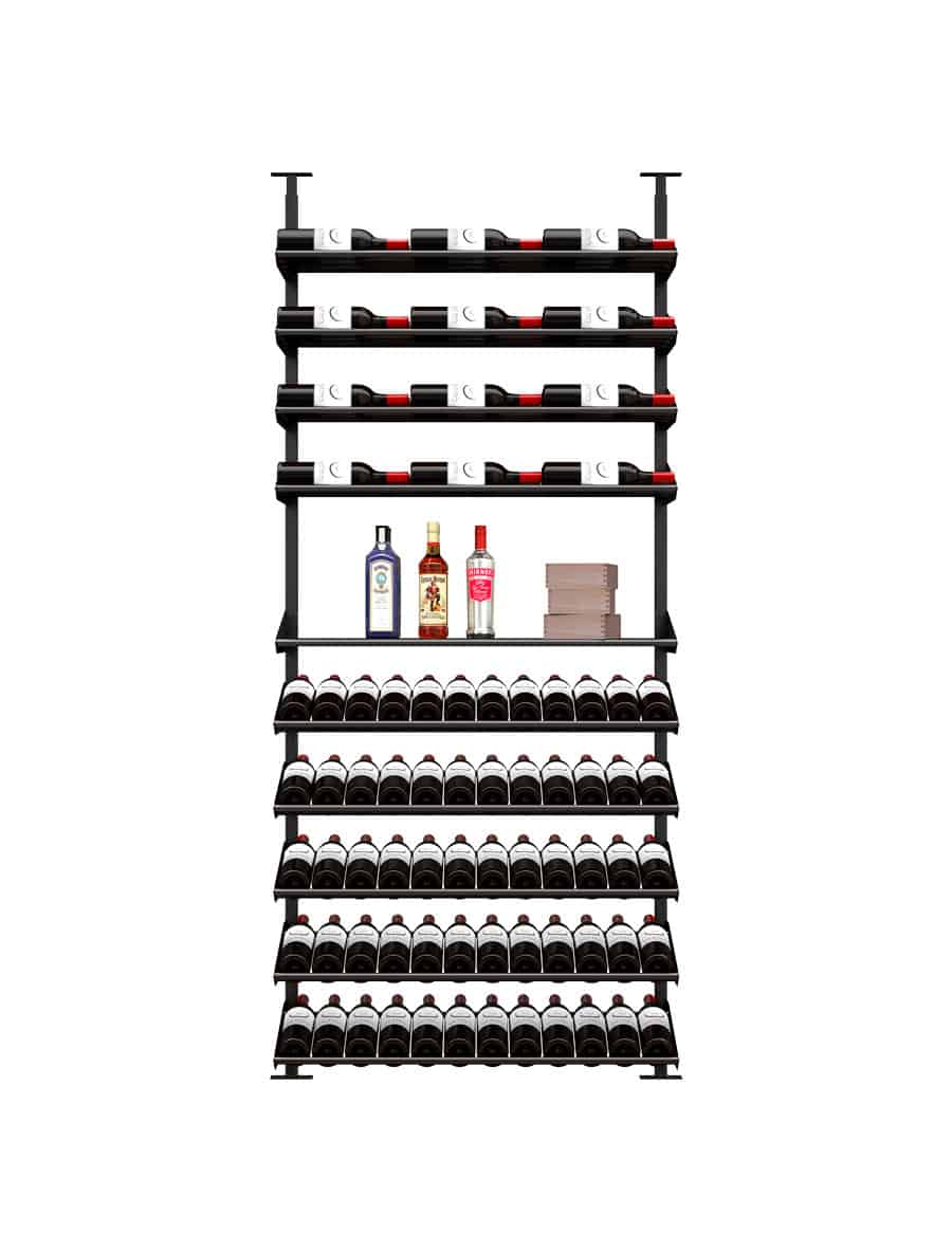 Ultra Wine Racks & Cellars Showcase Featured Centerpiece Kit (90–100 Bottles)