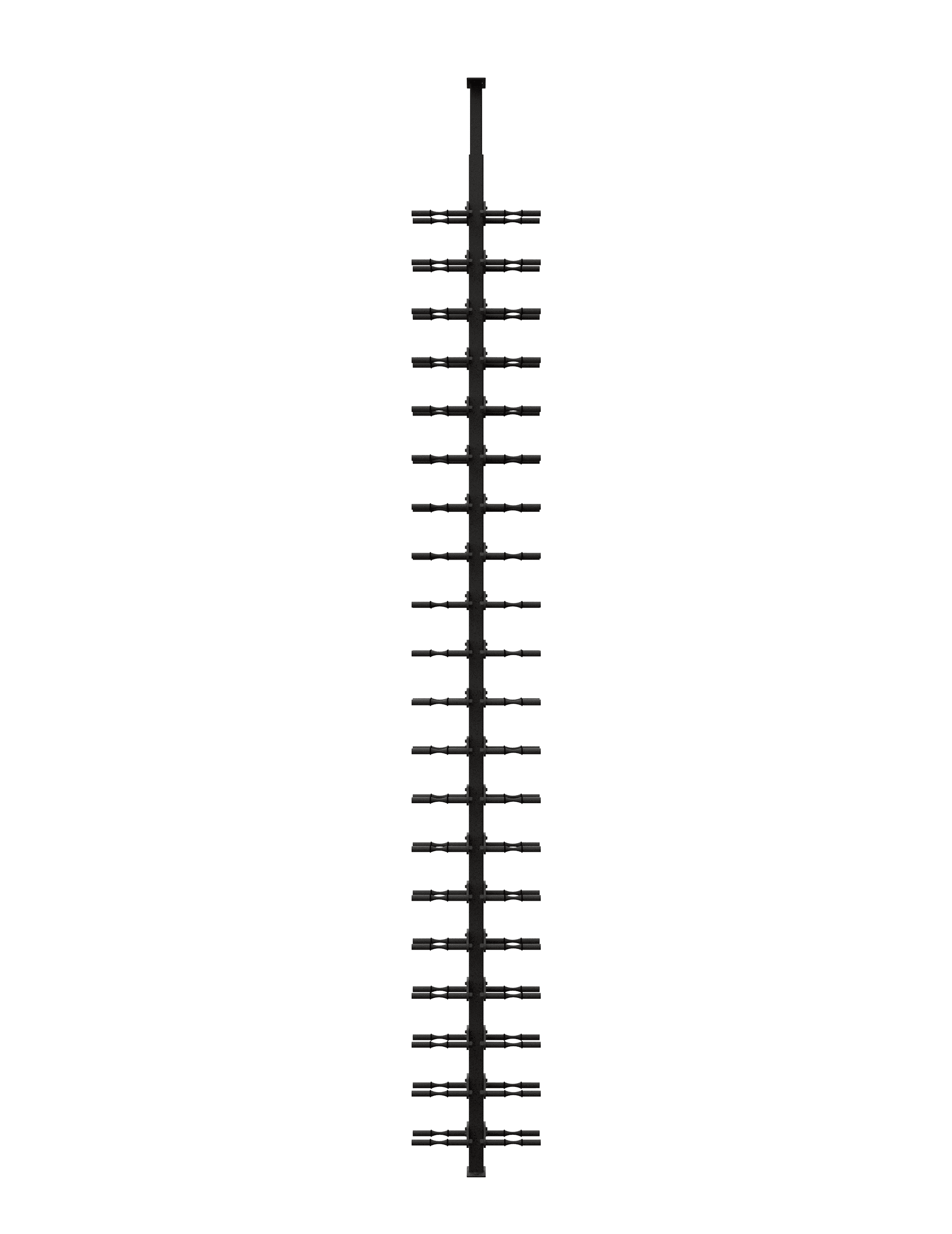 Ultra Wine Racks & Cellars HZ Minimalist Series 2-Sided Wine Rack Display (40 Bottles)