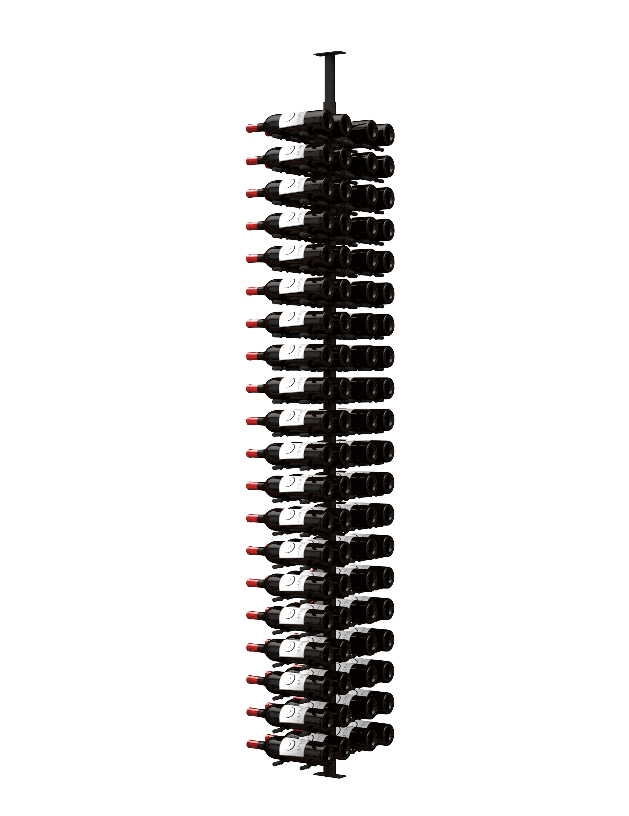 Ultra Wine Racks & Cellars HZ Minimalist Series 2-Sided Wine Rack Display (80 Bottles)