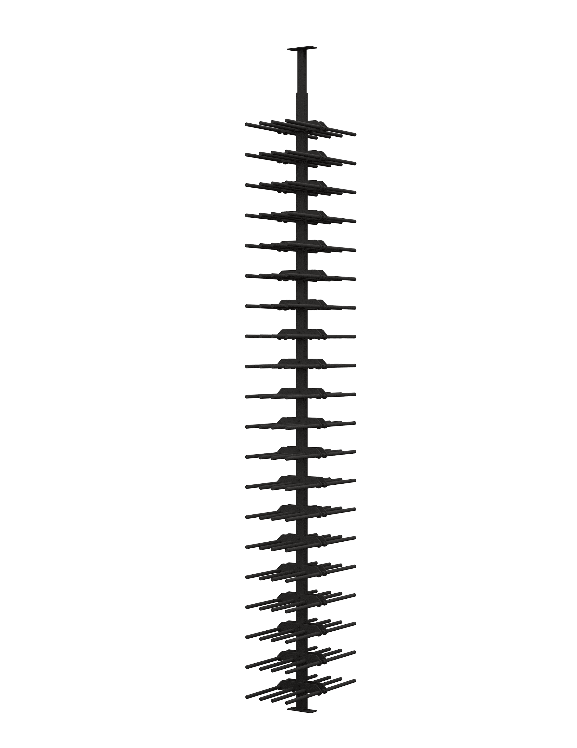 Ultra Wine Racks & Cellars ST Minimalist Series 2-Sided Wine Rack Display (80 Bottles)
